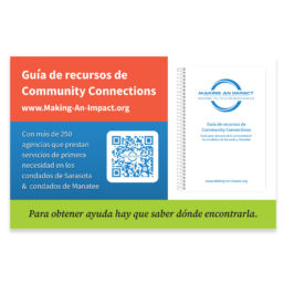 11×17 Community Connections Resource Sign with QR Code-Bilingual